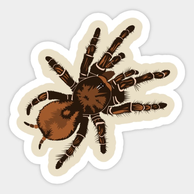 Goliath Bird Eating Spider Sticker by stargatedalek